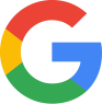 red yellow green and blue google logo
